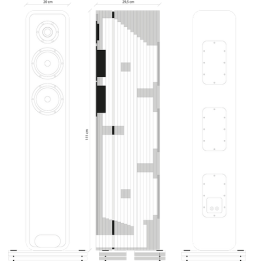 Audel Malika Plus Floorstanding Speakers