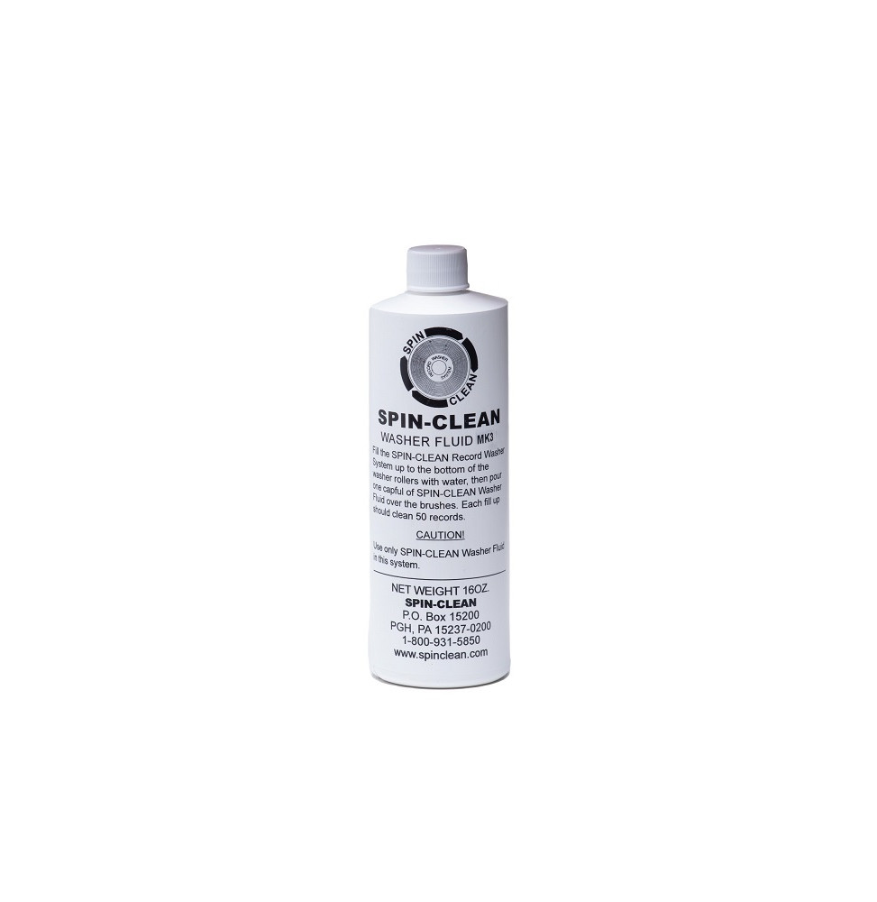 Spin Clean 16 oz. Bottle Record Washer Fluid