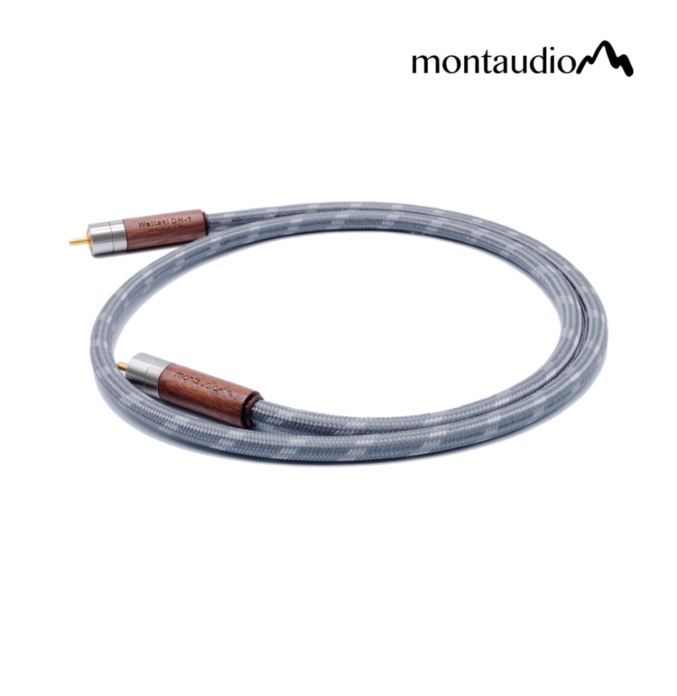 Montaudio Waitaki DH-1 Silver Hybrid Digital Coaxial Cable Montaudio Waitaki DH-1 Silver Hybrid Digital Coaxial Cable